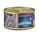 Blue Buffalo Wilderness All Ages Chicken Pate Cat Food Grain Free 5.5 oz, Pack of 24