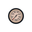 Sierra 59703P Sahara Series 3″ Black & Tan 0-7,000 RPM Dial Range Tachometer Gauge with Outboard Alternator or Coil Sender Code
