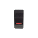 Contura III Illuminated Weather Resistant Rocker Switch, On/Off, Black