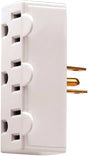 Eaton Wiring Devices BP1147W Outlet Adapter, 2 -Pole, 15 A, 125 V, 3 -Outlet, NEMA: NEMA 5-15R, White