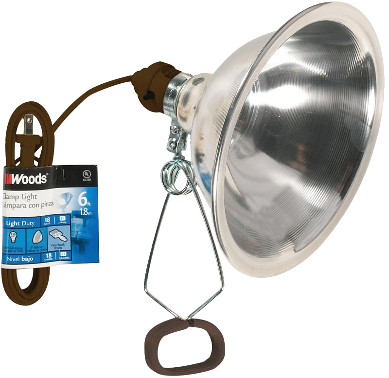 Southwire 151SW Clamp Light with Cord and Reflector, Vinyl Coated, Pack of 12