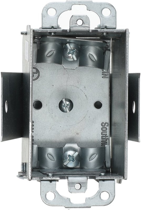 Southwire G601-SROWR-UPC Switch Box, 1-Gang, Steel, Silver