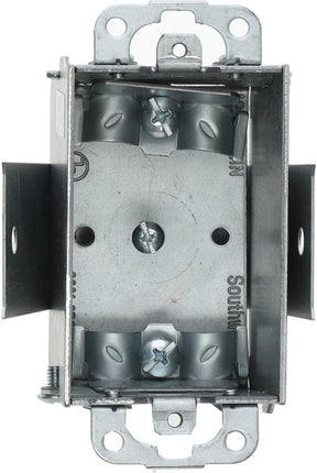 Southwire G601-SROWR-UPC Switch Box, 1-Gang, Steel, Silver