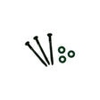HEX LAG SCREW 3/8X6 25PC