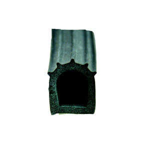 AP Products 018023PT D Slide Out, Window & Door Seal w/Tape, 1″ x 1″ x 50', Black w/White Tape