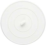 Plumb Pak PP820-14 Flat Suction Sink Stopper, Rubber, White, Polished Chrome, Pack of 6