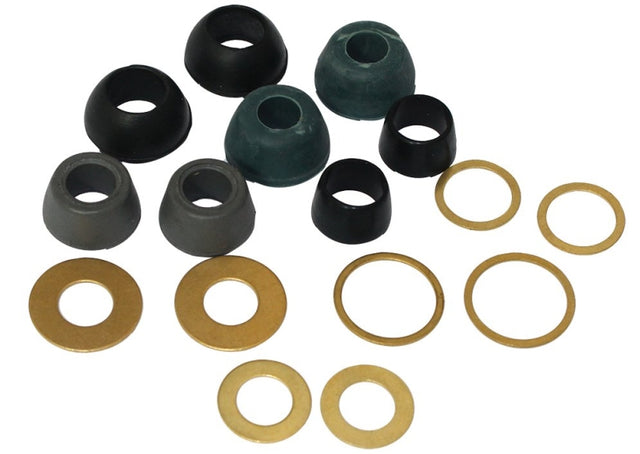Plumb Pak PP810-30 Cone Washer Assortment, For: Faucet and Toilets, Includes : (2) Cone Washers and (2) Friction Rings