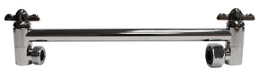 Plumb Pak PP825-09 Shower Arm, 11 in L, Brass, Chrome-Plated