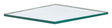 PSI Clear Single Glass Float Sheet 36 in. W X 24 in. L X 2.5 mm, Pack of 8