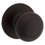 Kwikset 200CV 11P CP Passage Knob, Knob Handle, Metal, Venetian Bronze, 1-3/4 to 1-3/8 in Thick Door, 2-1/4 in Strike