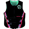 Full Throttle 14250010585022 Women's Adult Rapid-Dry Flex Back Vest, Pink, XL.