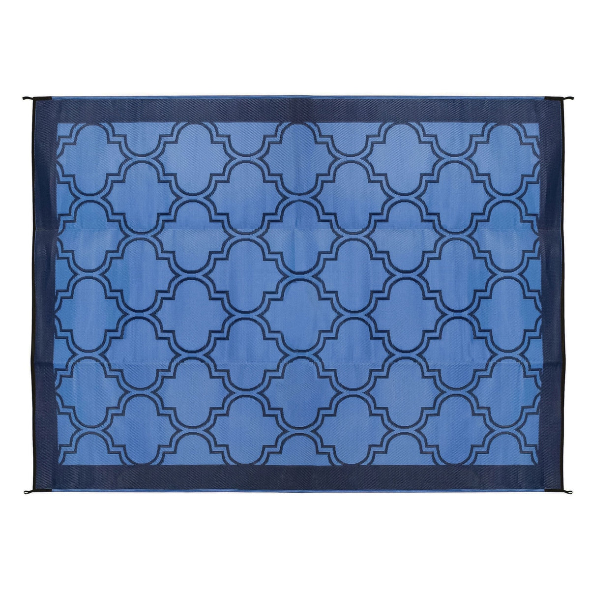 OUTDOOR MAT 9' X12' BLUE/BLUE