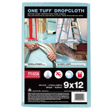 Trimaco 90099 Drop Cloth, 15 ft L, 4 ft W, 0.011 in Thick, Sontara Fabric, Blue