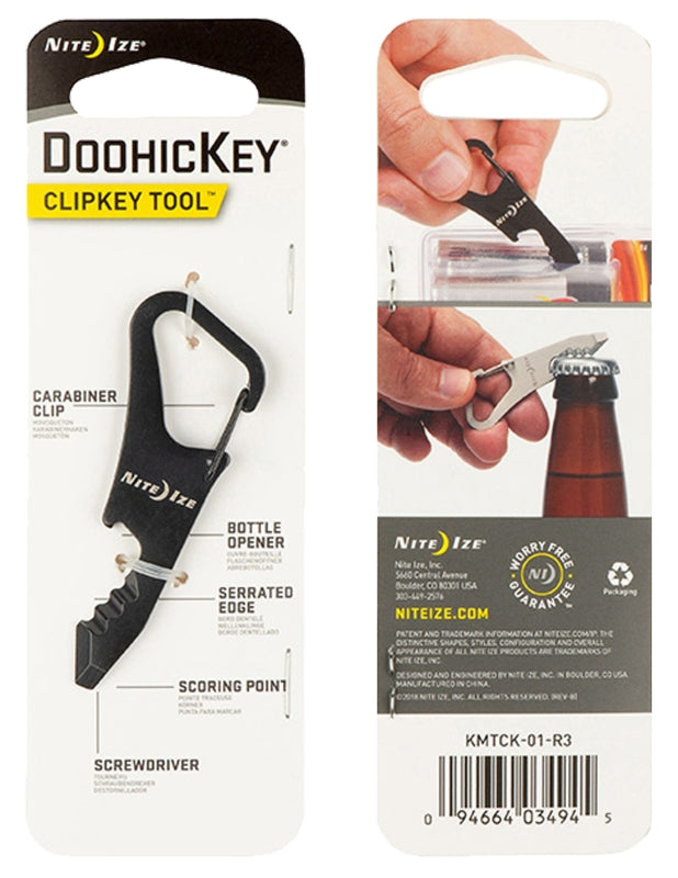Nite Ize KMTCK-01-R3 Key Tool, Stainless Steel Case