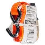 Keeper 89513 Tie-Down, 1 in W, 13 ft L, Red, 400 lb Working Load, S-Hook End