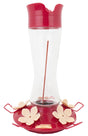 Perky-Pet 9201-6 Top-Fill Pinch-Waist Bird Feeder, 12 oz, Nectar, 5-Port/Perch, Glass/Plastic, 9-1/2 in H