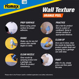 Homax White Water-Based Wall and Ceiling Texture Paint 10 oz, Pack of 6