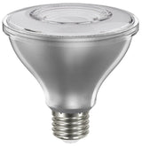 Sylvania Natural Series 40916 LED Bulb, PAR30 Lamp, E26 Medium Lamp Base, Dimmable, Clear, Cool White, 3000 K Color Temp