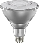 Sylvania Natural Series 40899 LED Bulb, PAR38 Lamp, E26 Medium Lamp Base, Dimmable, Clear, Cool White, 3000 K Color Temp
