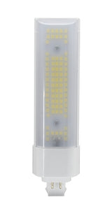 Sylvania 41707 LED Bulb, Horizontal, Type A, 4-Pin G24Q, GX24Q Lamp Base, Dimmable, Frosted, Neutral White Light
