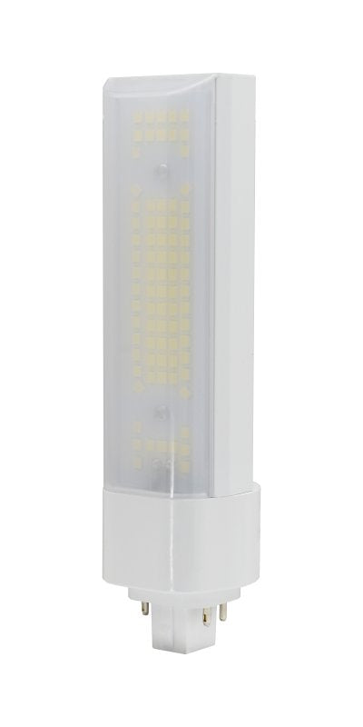 Sylvania 41707 LED Bulb, Horizontal, Type A, 4-Pin G24Q, GX24Q Lamp Base, Dimmable, Frosted, Neutral White Light