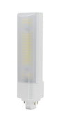 Sylvania 41707 LED Bulb, Horizontal, Type A, 4-Pin G24Q, GX24Q Lamp Base, Dimmable, Frosted, Neutral White Light