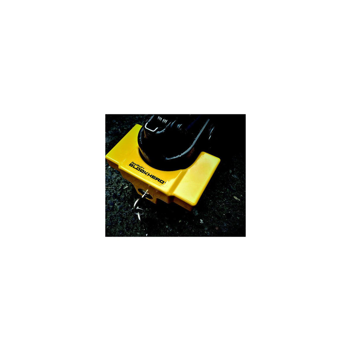 BLOCKHEAD LOCK 2IN-2-5/16 YLLO
