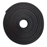 Frost King EZ20BK Self-Stick Garage Door Sweep, 20 ft L, 3-1/8 in W, Rubber Insert
