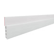 Frost King EZ111W Self-Stick Door Sweep, 36 in L, 2 in W, Rubber Insert