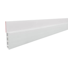 Frost King EZ111W Self-Stick Door Sweep, 36 in L, 2 in W, Rubber Insert