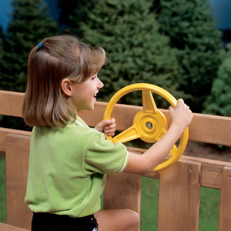 Playstar PS 7840 Steering Wheel, HDPE, Yellow