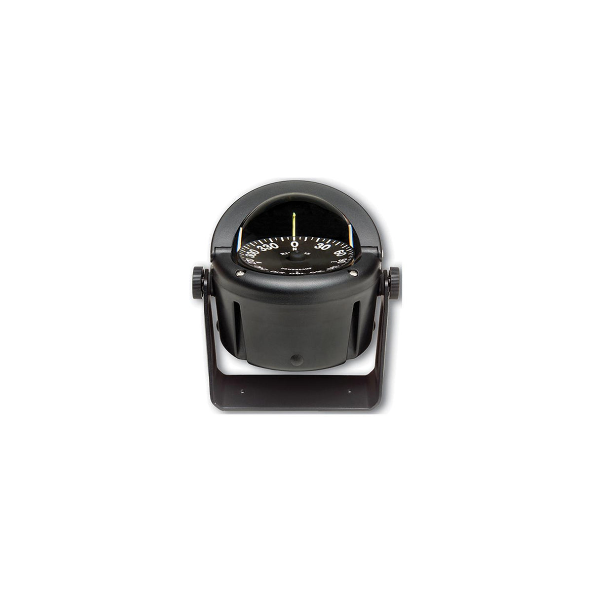Helmsman Compass Bracket Mt., Flat Dial, Black