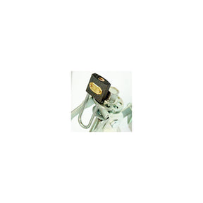 Bal Products 28015 X-Chock Padlock for RV Trailer Tire Locking Chocks & X-Tended Fit X-Chock