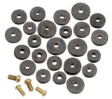 Plumb Pak PP805-20 Faucet Washer Assortment, Flat, Rubber, For: Sink and Faucets