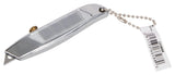 Vulcan W988 Key Chain, Bead Chain Ring, 4 in L Ring, Zinc Alloy Case, Chrome, Pack of 50