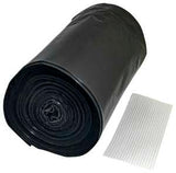 Frost King DL3656 Drum Liner, 55 gal Capacity, Polyethylene, Black