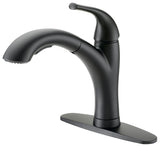 Boston Harbor TOBI21040011BL Pull Out Kitchen Faucet, 1.8 gpm, 1-Faucet Handle, 1, 3-Faucet Hole, Metal/Plastic