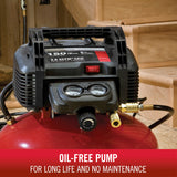 Porter Cable 6 gal Pancake Portable Air Compressor Kit 150 psi 0.8 HP