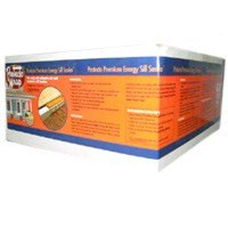 Protecto Wrap 8270055 Sill Sealer, 5-1/2 in W, 25 ft L Roll, Black, Steel
