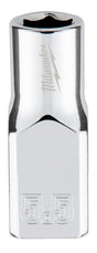 Milwaukee 45-34-9031 Socket, 5.5 mm Socket, 1/4 in Drive, 6-Point, Chrome Vanadium Steel, Chrome-Plated
