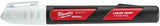 Milwaukee INKZALL 48-22-3711 Liquid Paint Marker, White, 6.09 in L, Plastic Barrel, Red Barrel