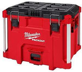 Milwaukee PACKOUT 48-22-8423 XL Tool Box, 100 lb, Polypropylene, Red, 16-1/4 in L x 22 in W x 17 in H Outside