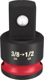 Milwaukee SHOCKWAVE Impact Duty 49-66-6723 Socket Adapter, 3/8 in Drive, 1/2 in Output Drive, 1.41 in L