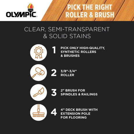 Olympic Maximum Semi-Transparent Semi-Gloss Cedar Natural Tone Oil-Based Acrylic Stain and Sealant 1, Pack of 4