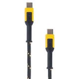 DEWALT 131 0021 DW2 Charging Cable, Type C, Kevlar Fiber Sheath, 10 ft L