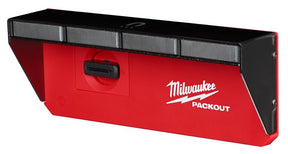 Milwaukee PACKOUT 48-22-8346 Magnetic Rack, 3-Tool Holder, 9-1/2 in W, 3-1/2 in H, 4 in L