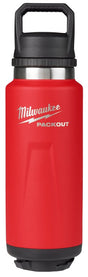 Milwaukee PACKOUT 48-22-8397R Insulated Bottle, 36 oz Capacity, Stainless Steel, Red