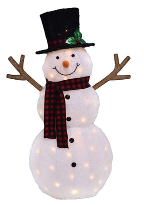 48IN 3D PRELIT FABRIC GREETING