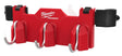 Milwaukee PACKOUT 48-22-8606 Tool Box 3-Hook Attachment, 30 lb, 3-Compartment, ABS/Polycarbonate, Black/Red