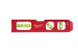 Milwaukee 48-22-5207 Compact Billet Torpedo Level, 10-1/2 in L, 3-Vials, Magnetic, Aluminum